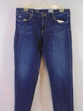 AG Adriano Goldschmied The Stilt Jeans Size 31R Blue cigarette Leg